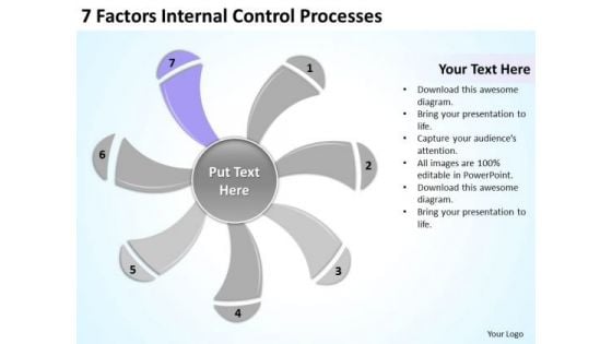 7 Factors Internal Control Processes Ppt Personal Business Plan PowerPoint Templates