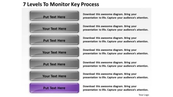 7 Levels To Monitor Key Process Step By Business Plan PowerPoint Templates 7 Levels To Monitor Key Process Step By Business Plan PowerPoint Templates