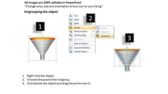 7 Stage Conversion Funnel PowerPoint Slides And Ppt Diagram Templates