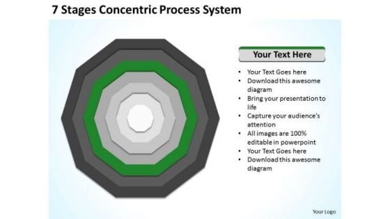 7 Stages Concentric Proces System Business Plans PowerPoint Templates 7 Stages Concentric Proces System Business Plans PowerPoint Templates