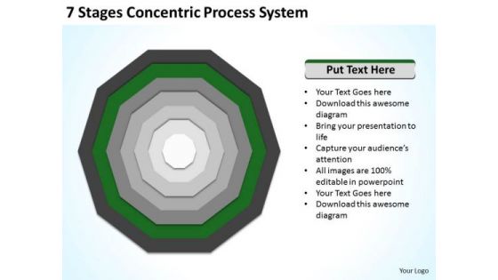 7 Stages Concentric Proces System Sample Business Plans PowerPoint Templates 7 Stages Concentric Proces System Sample Business Plans PowerPoint Templates