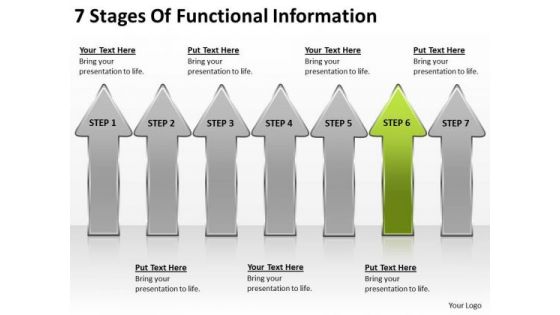 7 Stages Of Functional Information Successful Business Plan PowerPoint Templates