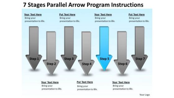 7 Stages Parallel Arrow Program Instructions Business Plan Structure PowerPoint Templates 7 Stages Parallel Arrow Program Instructions Business Plan Structure PowerPoint Templates