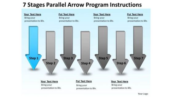 7 Stages Parallel Arrow Program Instructions Plans PowerPoint Templates 7 Stages Parallel Arrow Program Instructions Plans PowerPoint Templates