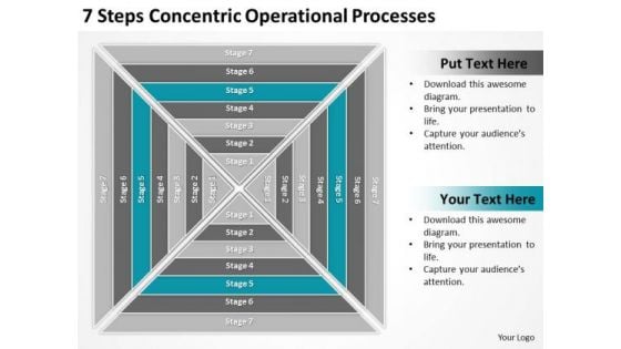 7 Steps Concentric Operational Processes Ppt Buy Business Plans PowerPoint Templates