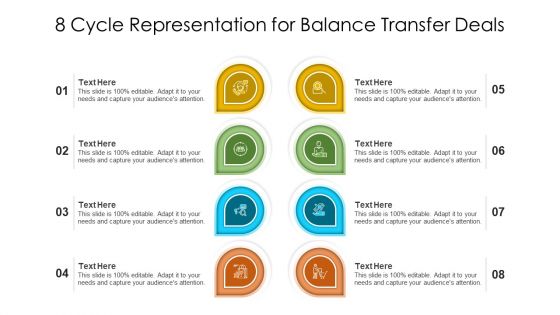 8 Cycle Representation For Balance Transfer Deals Ppt PowerPoint Presentation Gallery Microsoft PDF