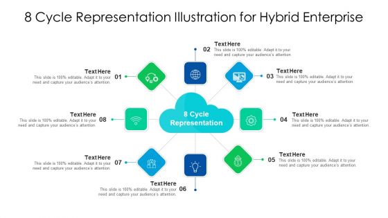 8 Cycle Representation Illustration For Hybrid Enterprise Ppt PowerPoint Presentation File Professional PDF