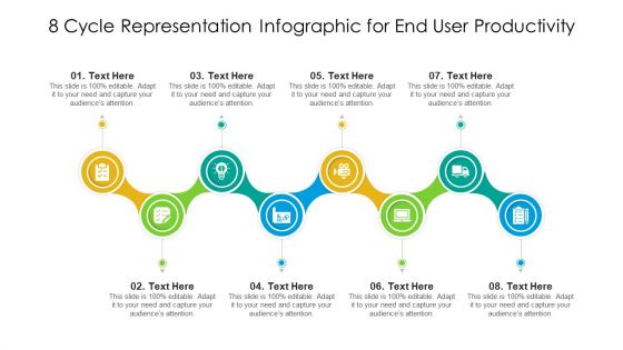 8 Cycle Representation Infographic For End User Productivity Ppt PowerPoint Presentation File Graphic Tips PDF