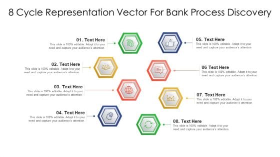 8 Cycle Representation Vector For Bank Process Discovery Ppt PowerPoint Presentation File Summary PDF