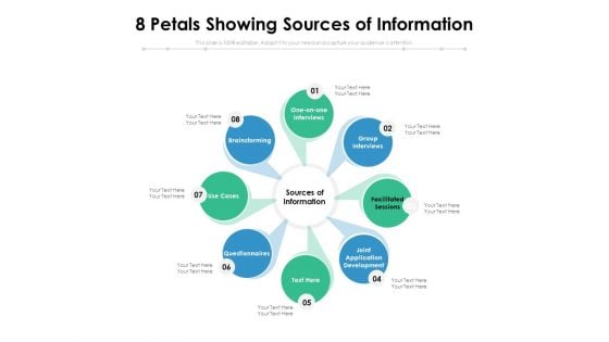 8 Petals Showing Sources Of Information Ppt PowerPoint Presentation Professional Structure PDF 8 Petals Showing Sources Of Information Ppt PowerPoint Presentation Professional Structure PDF