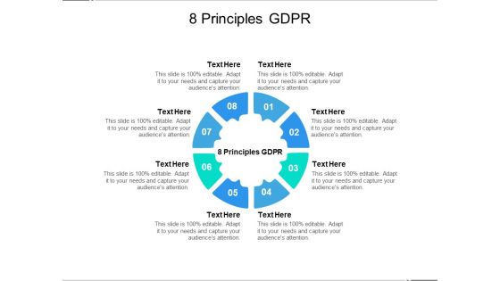 8 Principles GDPR Ppt PowerPoint Presentation File Graphics Template Cpb