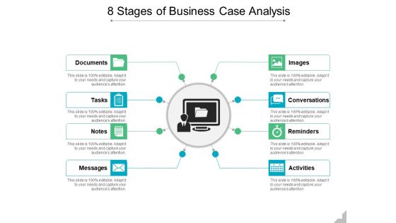 8 Stages Of Business Case Analysis Ppt PowerPoint Presentation Gallery Outline PDF