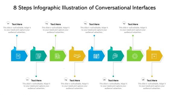 8 Steps Infographic Illustration Of Conversational Interfaces Ppt Powerpoint Presentation Gallery Graphic Tips Pdf