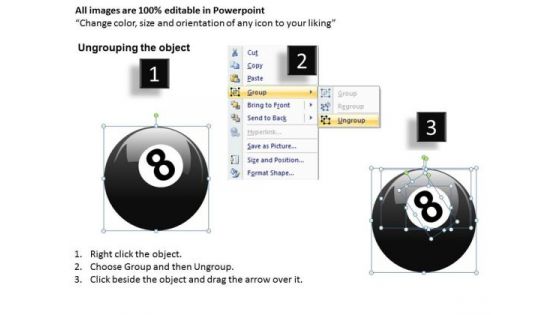 8 Ball Metaphor PowerPoint Ppt Templates
