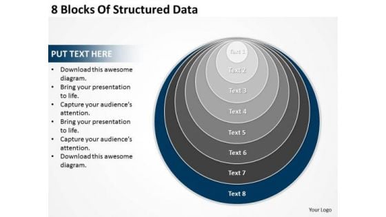 8 Blocks Of Structured Data Ppt Car Wash Business Plan PowerPoint Templates