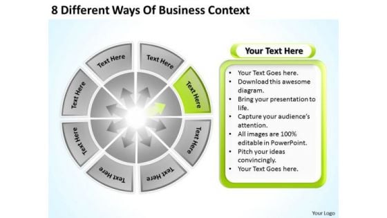 8 Different Ways Of Business Context Best Plan Software PowerPoint Slides