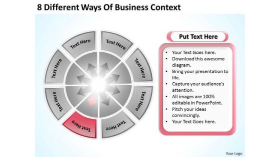 8 Different Ways Of Business Context Simple Plan Template PowerPoint Templates 8 Different Ways Of Business Context Simple Plan Template PowerPoint Templates