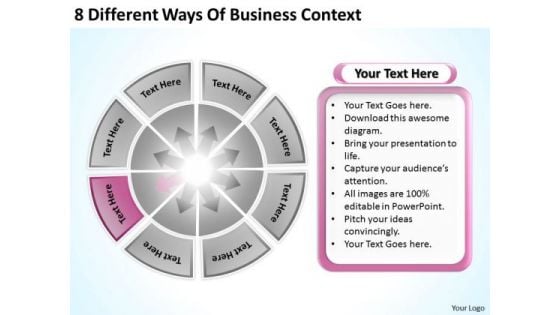 8 Different Ways Of Business Context Simple Plans PowerPoint Templates 8 Different Ways Of Business Context Simple Plans PowerPoint Templates
