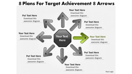 8 Plans For Target Achievement Arrows Cycle Process Network PowerPoint Templates 8 Plans For Target Achievement Arrows Cycle Process Network PowerPoint Templates