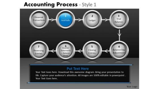8 Stage Linear Process Flow PowerPoint Slides Ppt Templates
