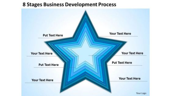 8 Stages Business Development Process Ppt Plan Template PowerPoint Slides