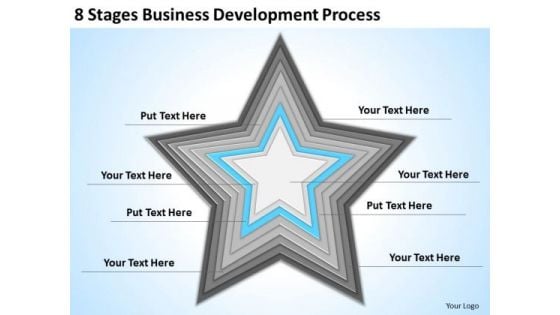 8 Stages Business Development Process Ppt Score Plan Template PowerPoint Templates