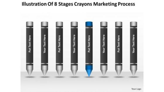 8 Stages Crayons Marketing Process Ppt 5 Best Business Plan Software PowerPoint Slides
