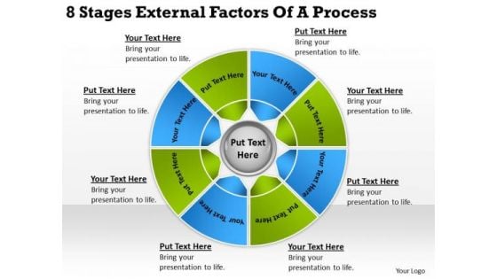 8 Stages External Factors Of Process Short Business Plan PowerPoint Templates