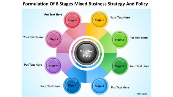 8 Stages Mixed Business Planning Strategy And Policy Ppt Make PowerPoint Slides