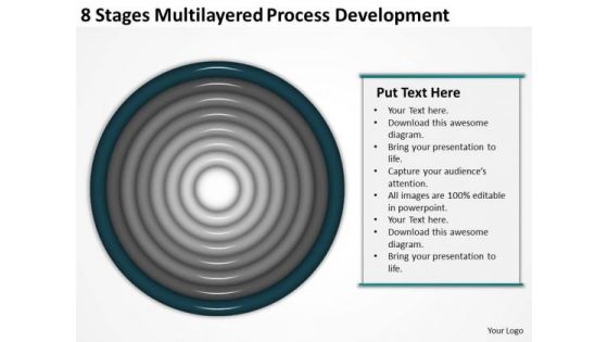 8 Stages Multilayered Process Development Ppt Make Business Plan PowerPoint Templates