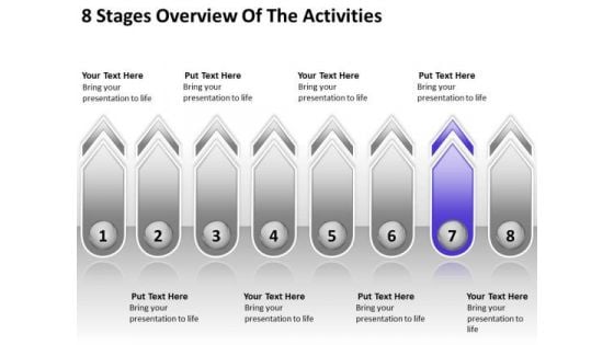 8 Stages Overview Of The Activities Event Planning Business PowerPoint Templates