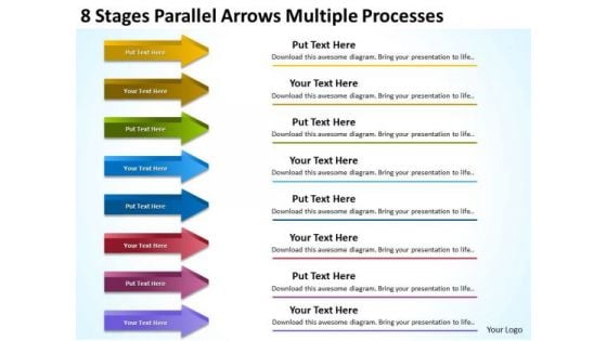 8 Stages Parallel Arrows Multiple Processes How To Present Business Plan PowerPoint Templates 8 Stages Parallel Arrows Multiple Processes How To Present Business Plan PowerPoint Templates