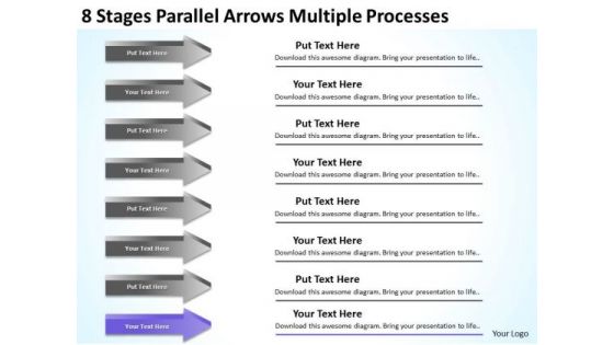 8 Stages Parallel Arrows Multiple Processes Ppt The Business Plan PowerPoint Slides 8 Stages Parallel Arrows Multiple Processes Ppt The Business Plan PowerPoint Slides