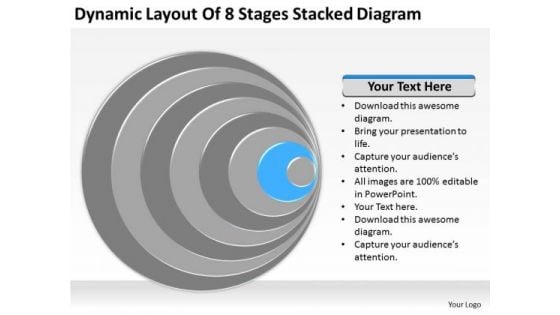 8 Stages Stacked Diagram Ppt Business Plan Executive Summary Template PowerPoint Templates