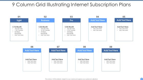 9 Column Grid Ppt PowerPoint Presentation Complete With Slides Slide09