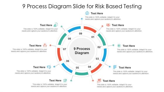 9 Process Diagram Slide For Risk Based Testing Ppt PowerPoint Presentation Professional Clipart Images PDF