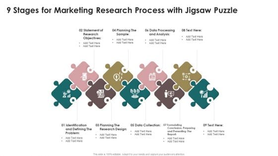 9 Stages For Marketing Research Process With Jigsaw Puzzle Formats PDF 9 Stages For Marketing Research Process With Jigsaw Puzzle Formats PDF