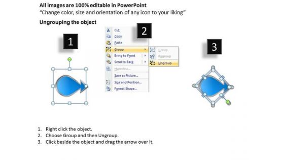 9 Arrows Describing Nine Steps Creating Flowchart PowerPoint Templates