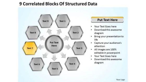 9 Correlated Blocks Of Structured Data Business Financial Planning PowerPoint Templates 9 Correlated Blocks Of Structured Data Business Financial Planning PowerPoint Templates