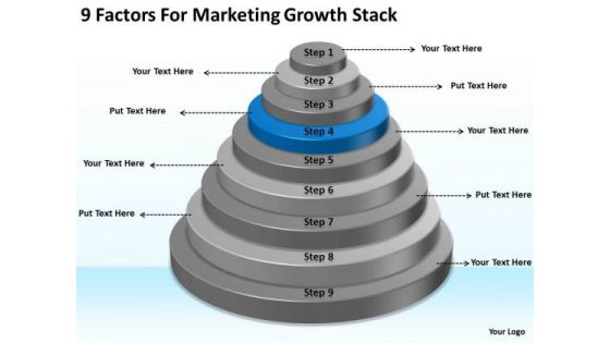 9 Factors For Marketing Growth Stack Business Continuity Plan Sample PowerPoint Slides