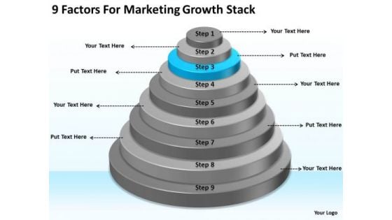 9 Factors For Marketing Growth Stack Business Plan Template Word PowerPoint Slides 9 Factors For Marketing Growth Stack Business Plan Template Word PowerPoint Slides