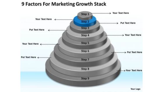 9 Factors For Marketing Growth Stack Ppt Business Action Plan Sample PowerPoint Templates