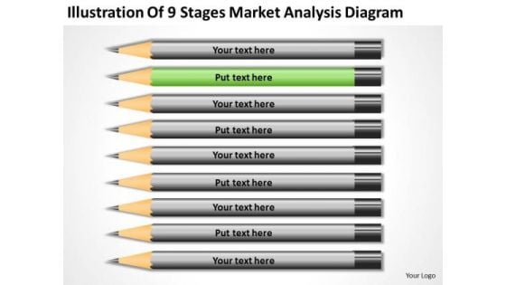 9 Stages Market Analysis Diagram Ppt Business Plan PowerPoint Templates