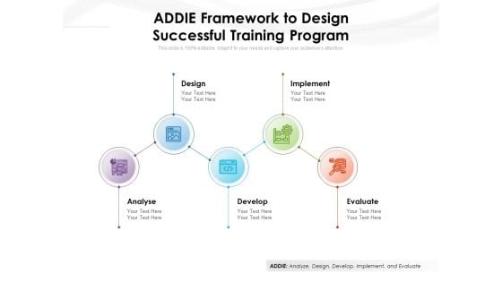 ADDIE Framework To Design Successful Training Program Ppt PowerPoint Presentation Gallery Deck PDF