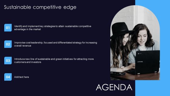 AGENDA Sustainable Competitive Edge Icons PDF