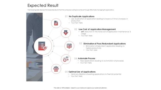 AIM Principles For Data Storage Expected Result Ppt Infographics Elements PDF AIM Principles For Data Storage Expected Result Ppt Infographics Elements PDF