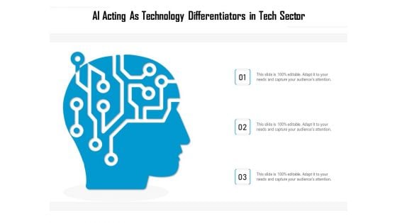 AI Acting As Technology Differentiators In Tech Sector Ppt PowerPoint Presentation File Pictures PDF