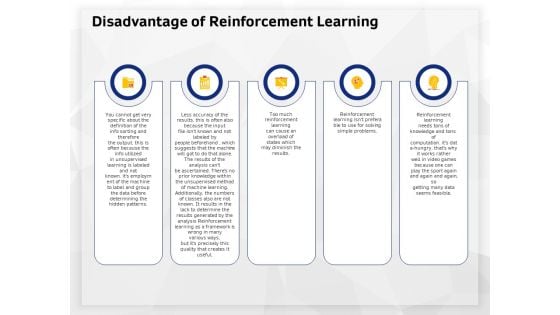 AI High Tech PowerPoint Templates Disadvantage Of Reinforcement Learning Themes PDF