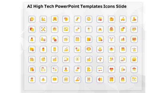 AI High Tech PowerPoint Templates Icons Slide Ppt Ideas Graphics PDF