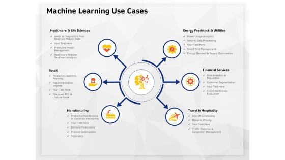 AI High Tech PowerPoint Templates Machine Learning Use Cases Infographics PDF AI High Tech PowerPoint Templates Machine Learning Use Cases Infographics PDF